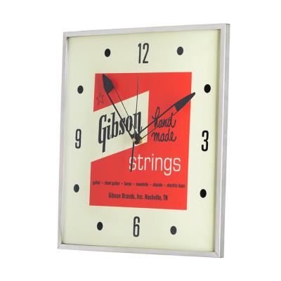Gibson ギブソン Vintage Lighted Wall Clock Handmade Strings GA-CLK4 壁掛け時計 側面