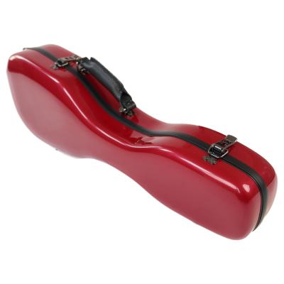 ウクレレケース アランフェス ARANJUEZ CAUK-16S ワインレッド 47 スタンダード ソプラノ ソプラノロングネック 両対応 グラスファイバー製 ケース表