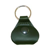 Perri’s ペリーズ FBPH-7139 GREEN Baseball Leather Pick Keychains ピックホルダー ピックケース キーリング付き