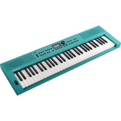 キーボード 61鍵盤 ローランド ROLAND GOKEYS3-TQ GO:KEYS 3 Entry Keyboard エントリーキーボード ターコイズ 自動伴奏機能搭載 アングル画像