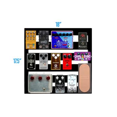 ペダルトレイン エフェクターボード 45×44(cm) Pedaltrain PT-XD18-SC ペダルボード すのこタイプ(簀) ソフトケース付 エフェクターケース 設置例