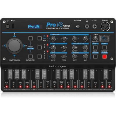 ベリンガー サンプラー シンセサイザー BEHRINGER PRO-VS MINI オシレーター フィルター 16ステップシーケンサー アルペジエーター