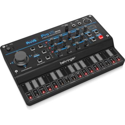 ベリンガー サンプラー シンセサイザー BEHRINGER PRO-VS MINI オシレーター フィルター 16ステップシーケンサー アルペジエーター アングル画像