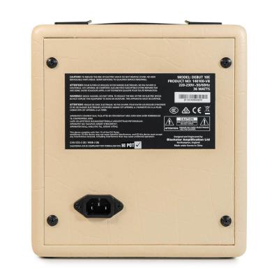 ブラックスター ギターアンプ BLACKSTAR DEBUT 10E ギターコンボアンプ 小型 10W ディレイ内蔵 デビュー オーバードライブ バック画像