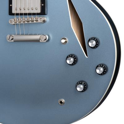 Epiphone エピフォン Dave Grohl DG-335 Pelham Blue エレキギター ホロウ部画像