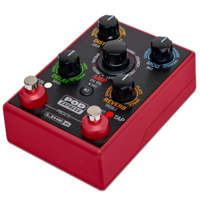 LINE6 ライン6 POD Express Guitar アンプ エフェクトプロセッサー ギターエフェクター 本体画像 斜め2