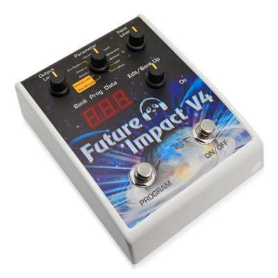 pandaMidi Solutions Future Impact V4 ギターシンセサイザー ベースシンセサイザー エフェクター 左サイドからのアングル