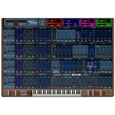 pandaMidi Solutions Future Impact V4 ギターシンセサイザー ベースシンセサイザー エフェクター デスクトップエディタ