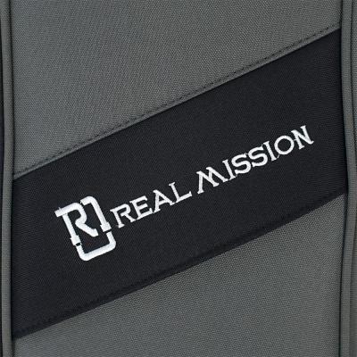 アコースティックギターケース REAL MISSION CoolVox D Grey グレー アコギ ギグバッグ リュック 背負うギターケース リアルミッション 刺繍のロゴ
