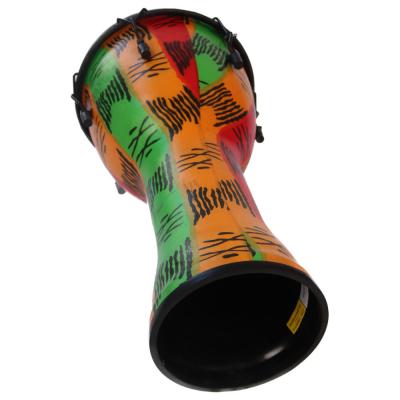 ジャンベ パーカッション トカ TOCA JLD TF2DM-12S Spirit ブラックゴーストスキン シンセティック 2枚のヘッドを同梱 本体画像 横