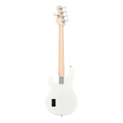5弦エレキベース Sterling By Musicman RAY25CA-OWH-M1 オリンピックホワイト ボディバック画像