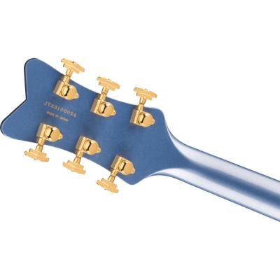 GRETSCH グレッチ Falcon Hollow Body with String-Thru Bigsby and Gold Hardware Ebony Fingerboard Cerulean Smoke エレキギター ヘッド裏