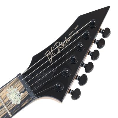 【訳あり】 アウトレット B.C.Rich SHREDZILLA PROPHECY ARCHTOP WITH EVERTUNE Gloss Black エレキギター ヘッド画像