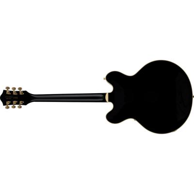 GRETSCH グレッチ Broadkaster LX Center Block with String-Thru Bigsby and Gold Hardware Ebony Fingerboard Black JP エレキギター ボディバック