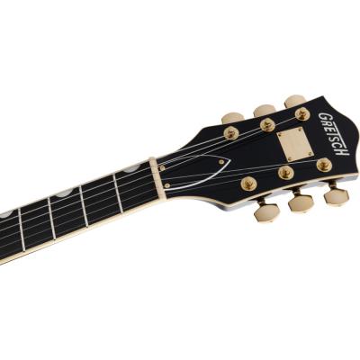 GRETSCH グレッチ Broadkaster LX Center Block with String-Thru Bigsby and Gold Hardware Ebony Fingerboard Black JP エレキギター ヘッド