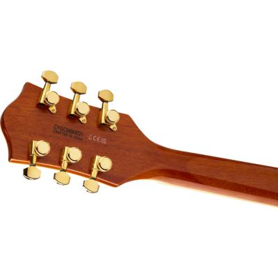 GRETSCH グレッチ Electromatic LTD Flame Okoume Broadkaster Jr.Single-Cut with Bigsby RNDORG エレキギター ヘッドバック画像