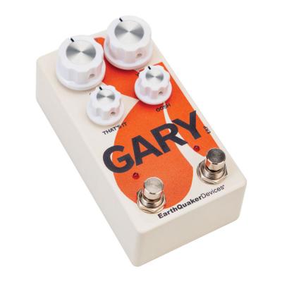 Earthquaker Devices アースクエイカーデバイセス Gary オーバードライブ&エンベロープファズ ギターエフェクター 左斜めアングル画像