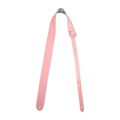 KIWAYA STP-PI パステルカラー ピンク 本革ウクレレストラップ キワヤ 皮製 本皮 革製