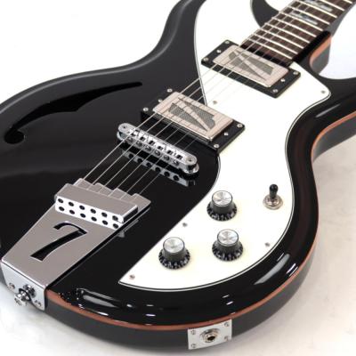 【中古】 Italia Guitars イタリアギターズ Mondial Deluxe BLK エレキギター ピックアップ、コントロール