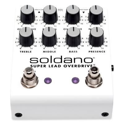 Soldano ソルダーノ SLO PLUS Pedal オーバードライブ ギターエフェクター 本体画像 前
