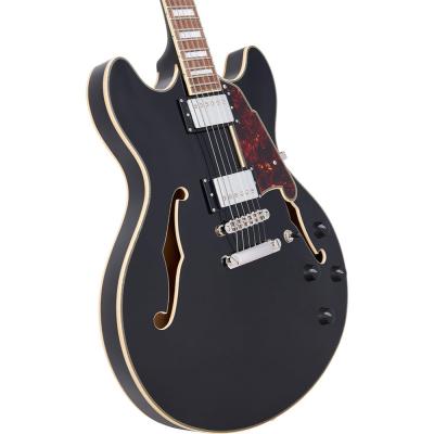 D’Angelico ディアンジェリコ Premier DC Burnt Black エレキギター セミアコ トップ