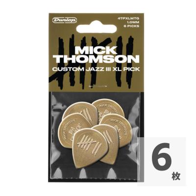JIM DUNLOP ジムダンロップ 47PXLMTG Mick Thomson CUSTOM JAZZ III XL PICK ギターピック 6枚入り