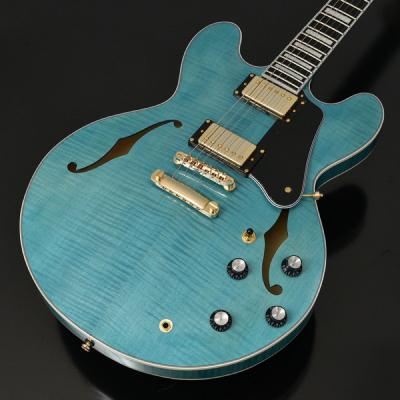 SeventySeven Guitars セブンティセブンギターズ EXRUBATO-CTM-JT AMB セミアコースティックギター エレキギター セミアコ 77 トップ