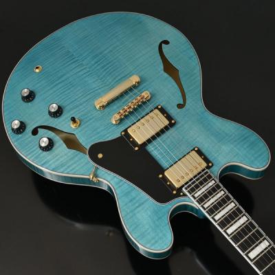 SeventySeven Guitars セブンティセブンギターズ EXRUBATO-CTM-JT AMB セミアコースティックギター エレキギター セミアコ 77 カッタウェイ