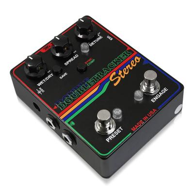 Mr.Black ミスターブラック DoubleTracker Stereo ディレイ ダブラー ギターエフェクター 斜めアングル画像
