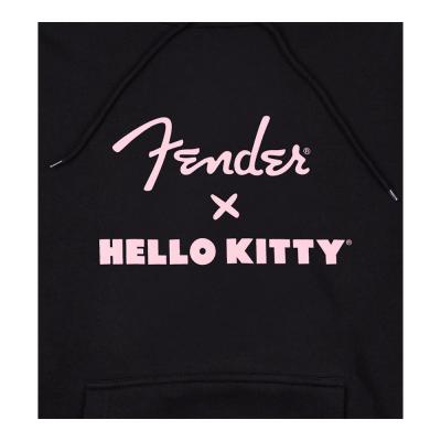 Fender フェンダー Hello Kitty Black Logo Hoodie Sサイズ パーカー フーディー 胸元のロゴ