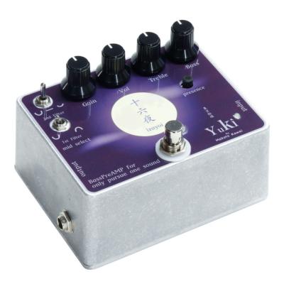 YUKI ユキ 十六夜 -IZAYOI- ベースプリアンプ ベース用エフェクター フロント斜めアングル画像