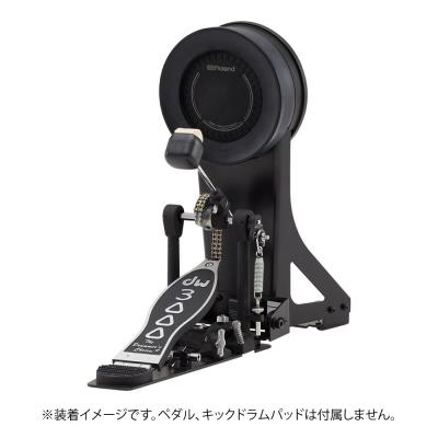ROLAND KDP-5 Kick Drum Patch ローランド キックドラムパッチ V-Drumsキックドラムパッド用ビーターパッチ 装着イメージ