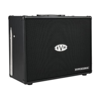 EVH イーブイエイチ Hypersonic FR-12 Black 100V JPN パワーアンプ内蔵 フラットレスポンス フルレンジパワードスピーカー 斜めアングル画像2