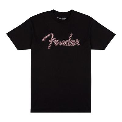 Fender フェンダー Spaghetti Logo Wavy Checker Tee Pink Checker XLサイズ Tシャツ 半袖