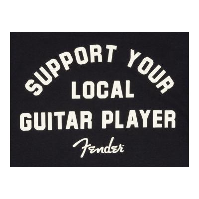 Fender フェンダー Support Your Local Guitar Player Tee Black Mサイズ Tシャツ 半袖 背面デザイン