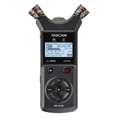 TASCAM タスカム DR-07XP A-B/X-Y可動式マイク搭載 32ビットフロート録音対応 ステレオポータブルレコーダー USB Type-C対応 トップ画像