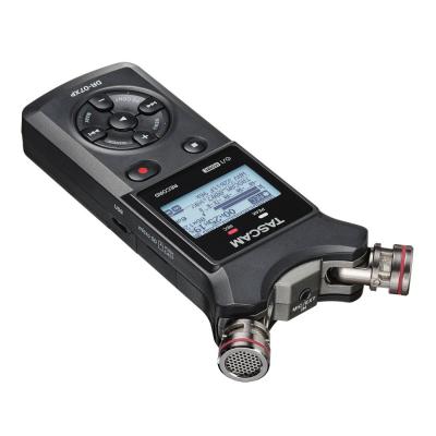 TASCAM タスカム DR-07XP A-B/X-Y可動式マイク搭載 32ビットフロート録音対応 ステレオポータブルレコーダー USB Type-C対応 斜めアングル画像2