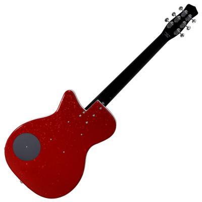 Danelectro ダンエレクトロ 56 SINGLE CUTAWAY METALFLAKE RED エレキギター 本体画像 裏