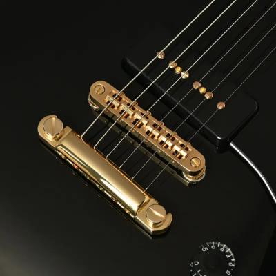 BACCHUS バッカス Global Series BARON-CTM Alnico BLK エレキギター ブリッジ部