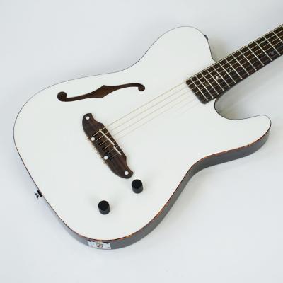 SCHECTER OL-FL-P WHT エレクトリックアコースティックギター ボディトップ画像