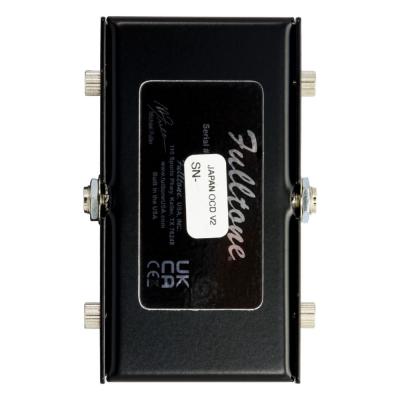 Fulltone フルトーン OCD LTD BLK オーバードライブ ディストーション ギターエフェクター ボトム画像