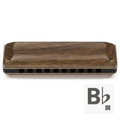 SUZUKI スズキ MANJI M-20W B♭調 木製カバー 10穴ハーモニカ