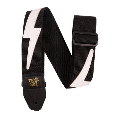 ERNIE BALL アーニーボール 5399 White Lightning Premium Strap ギターストラップ P05399