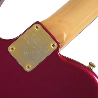 【中古】Sago サゴ Zill Custom Order ピンクメタリック エレキギター ネックプレート部