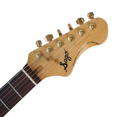 【中古】Sago サゴ Zill Custom Order ピンクメタリック エレキギター ヘッド