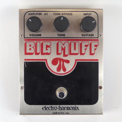 【中古】 ファズ ディストーション エフェクター ELECTRO-HARMONIX エレハモ Big Muff Pi 3rd 後期型 1981年製 ビッグマフ ギターエフェクター