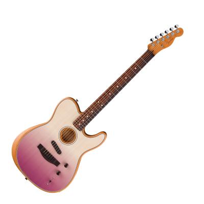 Fender フェンダー FSR Acoustasonic Player Telecaster RW Burgundy Fade エレクトリックアコースティックギター
