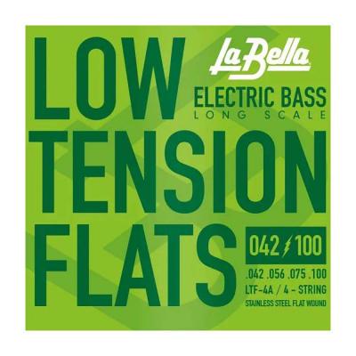 La Bella ラベラ LTF-4A Low Tension Flats 042-100 ベース弦 フラットワウンド