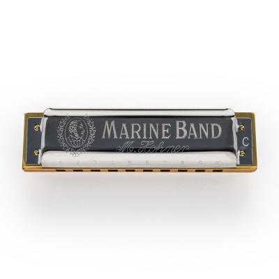 HOHNER ホーナー Marine Band 1896/20P G 10ホールハーモニカ ブルースハープ トップ画像