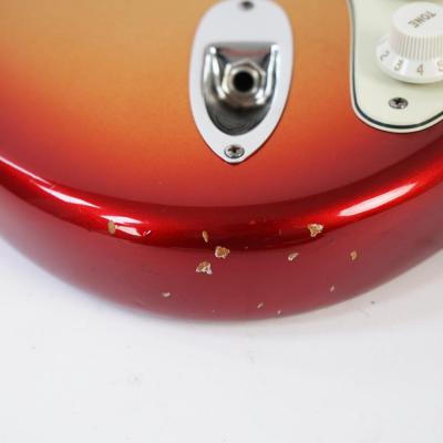 【中古】 Fender USA フェンダー American Deluxe Stratocaster HSS Mod. Sunset Metallic 2012年製 ストラトキャスター エレキギター EVHピックアップ搭載 打痕